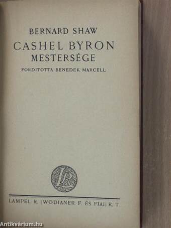 Cashel Byron mestersége