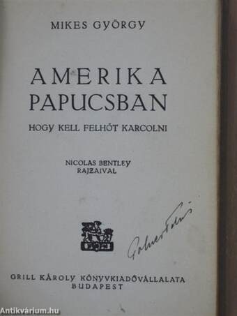 Amerika papucsban