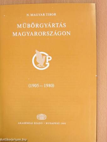Műbőrgyártás Magyarországon