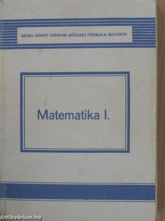 Matematika I-III.