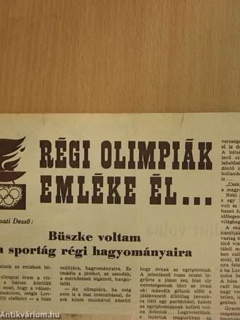 Képes Sport 1968. április 30.