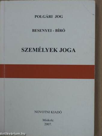 Személyek joga