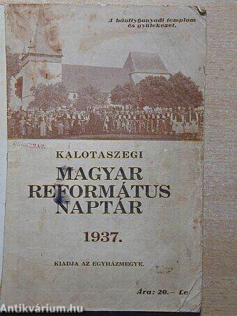 Kalotaszegi magyar református naptár