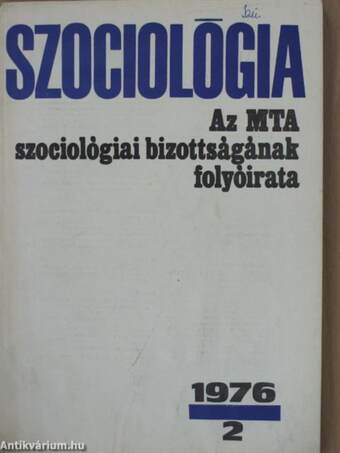 Szociológia 1976/2.