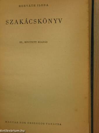 Szakácskönyv