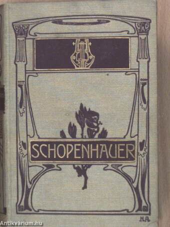 Arthur Schopenhauer's sämtliche Werke 1-6. (gótbetűs)