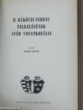 II. Rákóczi Ferenc felkelésének svéd vonatkozásai