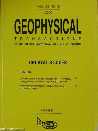 Geophysical Transactions Vol. 43. No. 2.