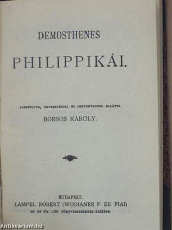 Perikles/Demosthenes philippikái