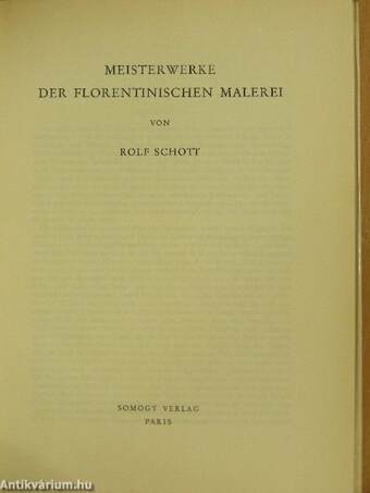 Meisterwerke der Florentinischen Malerei