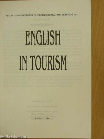 English in Tourism