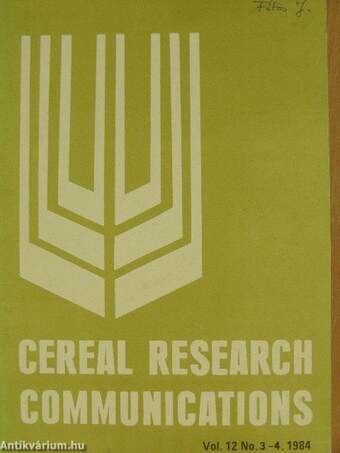Cereal Research Communications Vol. 12, No. 3-4., 1984
