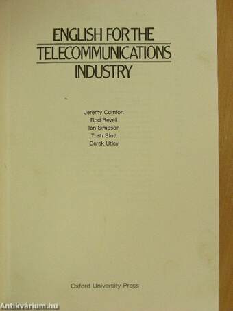 English for the Telecommunications Industry