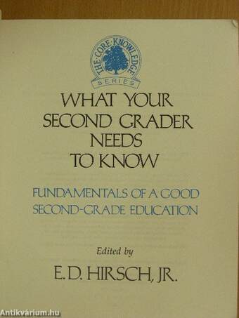 What Your Second Grader Needs to Know