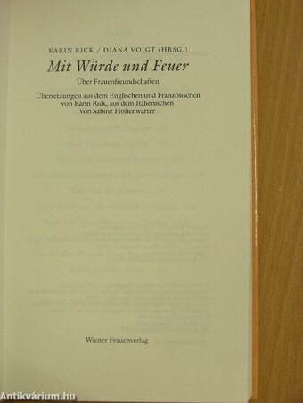 Mit Würde und Feuer