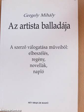 Az artista balladája