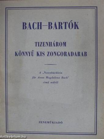 Tizenhárom könnyű kis zongoradarab A "Notenbüchlein für Anna Magdalena Bach" című műből