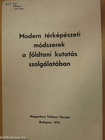 Modern térképészeti módszerek a földtani kutatás szolgálatában