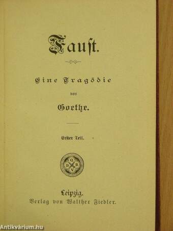 Faust I. (gótbetűs)