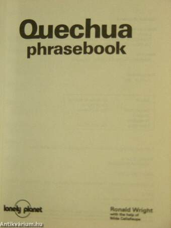 Quechua phrasebook