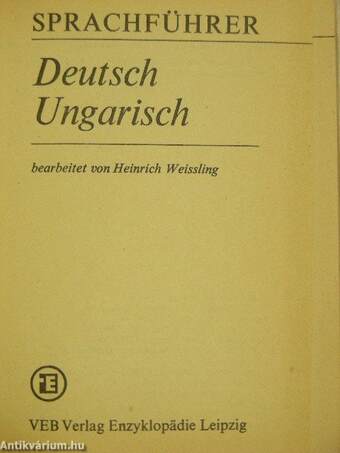 Sprachführer Deutsch-Ungarisch