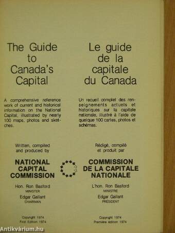 The Guide to Canada's Capital/Le guide de la capitale du Canada