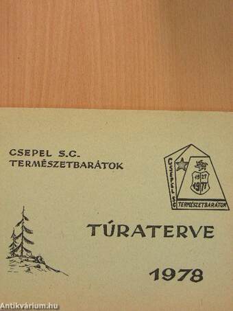 Csepel S. C. Természetbarátok Túraterve 1978