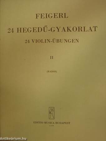 24 hegedű-gyakorlat II.