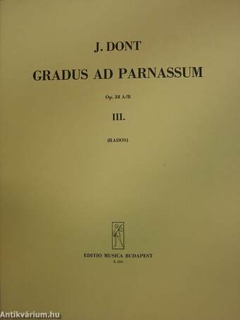 Gradus ad Parnassum Op. 38 A/B III.