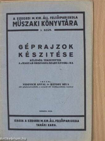 Géprajzok készitése