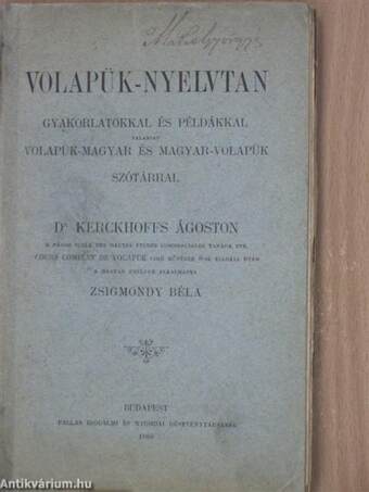 Volapük-nyelvtan