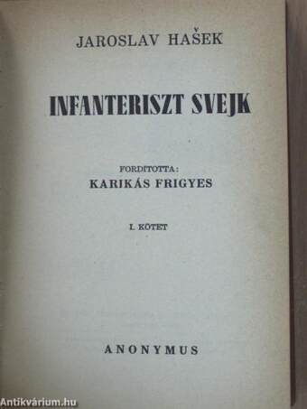 Infanteriszt Svejk I-III.