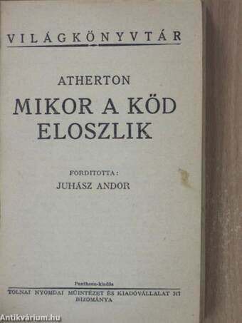 Mikor a köd eloszlik