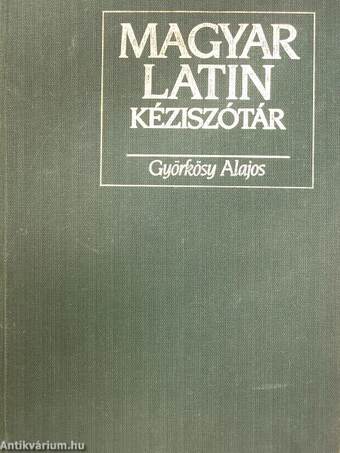 Magyar-latin kéziszótár