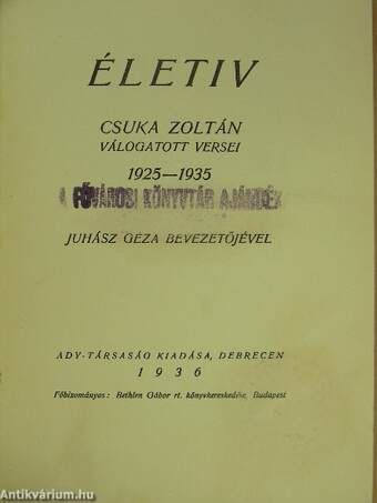 Életiv