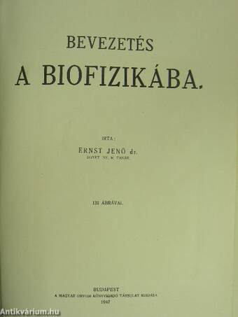 Bevezetés a biofizikába