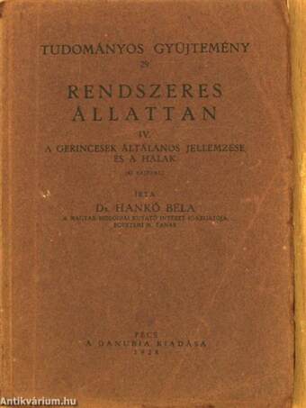 Rendszeres állattan IV.