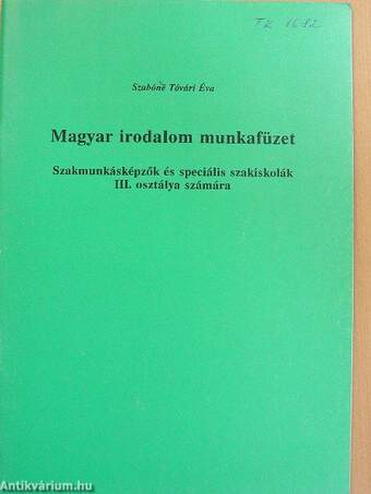 Magyar irodalom munkafüzet III.