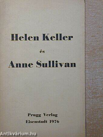 Életem története/Anne Mansfield Sullivan levelei