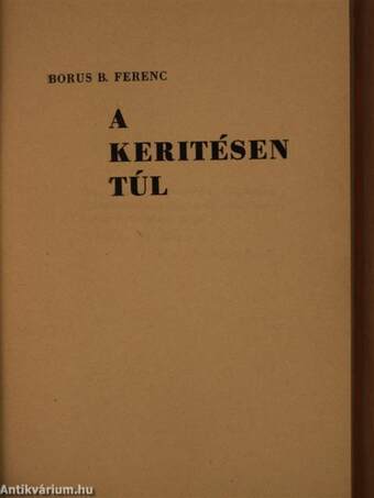 A keritésen túl