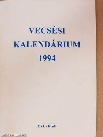 Vecsési kalendárium 1994