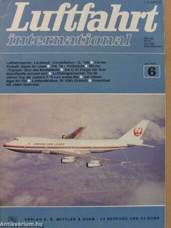 Luftfahrt International Juni 1979