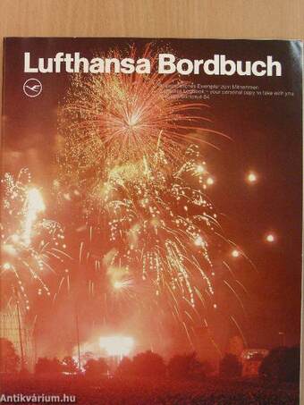 Lufthansa Bordbuch/Logbook