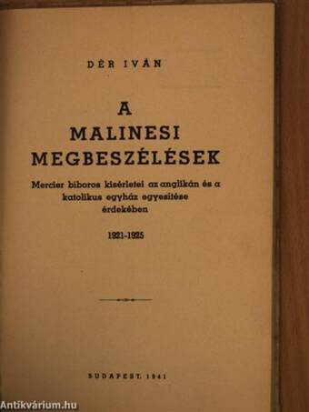 Malinesi megbeszélések