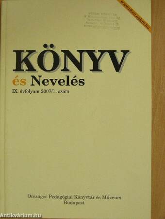 Könyv és nevelés 2007/1-4.