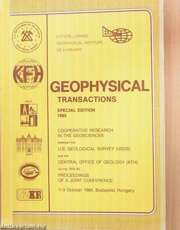 Geophysical Transactions Vol. 31. No. 1-3.
