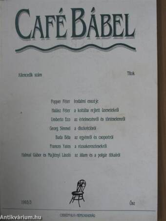 Café Bábel 1993/3.