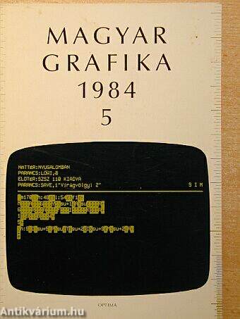 Magyar Grafika 1984/5.