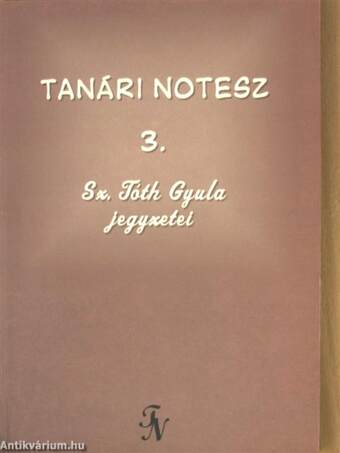 Tanári notesz 3.