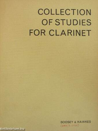 Collection of Studies for Clarinet